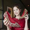 Volwassen ceremonie Red Hoge Heel Trouwschoenen Chinese dunne ondiepe mond alleen