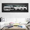 Nissan Skyline GTR Car Canvas schilderen Home Decor Poster Afdrukken Muurschildering Sportauto schilderij voor woonkamer Home Decor