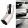 Manifold & Parts Universal Car Stainless Steel Rear Round Muffler Tail Cover Exhaust PipeManifold