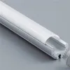 1.5M/PCS Round Pendant Aluminium channel profile for ceiling led light with cover