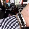 Relógios automáticos masculinos de cerâmica totalmente em aço inoxidável 40 mm super luminosos à prova d'água relojes de lujo para hombre