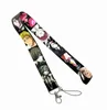 Cell Phone Straps & Charms 10pcs black butler Japan cartoon Keys Mobile Lanyard ID Badge Holder neck Rope Keychain for girls wholesale Party Good Gifts 2022 #88