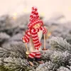 Dekoracje świąteczne urocze 1PC Angel Ski Lalki wisiorek 2022 Tree wiszące ozdoby navidad dekoracje do domu noel rok prezenty dla dzieci