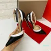 2022Sexy Lady Fashion Women Shoes Black White Stripe Кожаная полоска Поэтапные пальцы на высоких каблуках на высоких каблуках. Большой размер 441906466