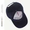 Vintage Męskie Czapki Retro Drapiąc List Chain List Haft Baseball Cap Fashion Męskie Damskie Myte Miękkie Denim Czapki