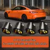 4 Pcs M Exhaust Pipe For BMW M3 G80 M4 G82 G83 Carbon Fiber Stainless Car Accessories Muffler Tip Nozzles Exhaust System
