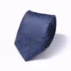 Moda chuda krawat 6 cm i 8 jedwabnych krawatów dla mężczyzn 130 stylów szczupłego niebieskiego czerwonego męskiego ślubu