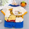 Children Baby Boy Clothing Set Cute Cartoon Cotton Polo T-Shirt Shorts Two Piece Suit for Kids Outfit 1 2 3 4 5 Years