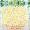 Flores decorativas grinaldas de flor artificial Arco da parede de seda hortênsia de casamento decoração de carpete tipo de parede DIY WallDecorative