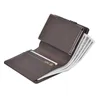 Portefeuilles homme portefeuille intelligent porte-carte de visite moraillon Rfid aluminium métal crédit Mini portefeuilleWallets194J