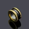 2022 FASHING NEW NEW BEADE RING for Men Women Classic Ceramic Spring Designer Diamond Rings عالية الجودة
