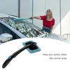 Outils de nettoyage de voiture brosse de lavage pliante pulvérisation d'eau pare-brise fenêtre essuie-glace outil automatique avec longue poignée