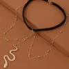 Chains Sexy Lady Body Chain Bone Style Simple Multilayer Shape Leg Decoration Jewelry3980986