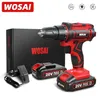 WOSAI 20V QY Series Tournevis sans fil Perceuse électrique Tournevis électrique Batterie au lithium-ion Perceuse à main 3/8 pouces 201225