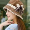 Cappelli lavorati a maglia da donna Sciarpa Abbassa orecchie decorate Cappelli Gorras Skullies Berretti Inverno Caldo cappello all'uncinetto per donna 20221