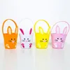 Home Partys Supplies Easters Bunny Bucket Cute Rabbit Candy Gift Bag For Kids Girls Egg Hunting Handbag Storage Basket For Easter Festival Party Decor