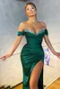 الحجم بالإضافة إلى العربية ASO EBI Purple Merple Mermaid Dresses Crystes Promed Prom Party Party Second Second Disparty Commity Birth Brc12761