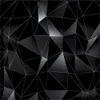 Modern Abstract 3D Black Geometric Photo Wall Paper 3D Bar Office Game Room Industrial Decor Mural Wallpaper