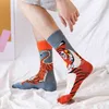 Designer Runner Sock Sock Macho e Feminino Animal Impresso Socks Tiger Zebra Giraffe Squirrel Harajuku Elementos de Natal Cotton Basketball Football Sports Sock