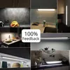 Nachtleuchten LED -Leuchtbewegungssensor 3Colors Küche unter Schrankgarderobe Lampe wiederaufladbare menschliche Körperinduktion
