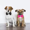 Dog Apparel Pet Dogs Bow Ties Collar Adjustable Cat Bows Ties Neck Small Medium Pets Grooming Accessories Dog GB0909