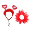 Abbigliamento per cani 2 pezzi / set Pretty Dogs Gonna Fascia per capelli Pregevole fattura Confortevole e accattivante Abito da principessa in tulle Set di fasce per capelliCane