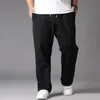 Pantalons pour hommes 10XL surdimensionné noir décontracté hommes pantalons de survêtement respirant taille élastique survêtement séchage rapide Baggy pantalon hommes Streetwear 220827