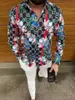 Plus storlekar 3xl herres casual varumärke skjortor långärmad topp hawaiian topp mager fit mönster man kläder cardigan blus mode stilfull blusa kemisier designer skjorta