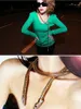 Golden snake Necklace Top Brand Pure Jewelry For Women Snake Pendants Thick Necklace Fine Custom luxurious animal Bracelet waistband