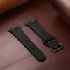 스마트 애플 시계 스트랩 밴드 용 디자이너 시계 밴드 시계 밴드 Smartwatch Iwatch Series 1 ~ 7 S7 SE 정품 암소 가죽 밴드 38MM 40MM 41MM 45MM 스마트 시계 스트랩