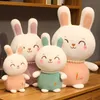 Mooie Parel Konijn Knuffels Kawaii Gevulde Zachte Staande Konijnen Poppen Cartoon Speelgoed Kinderen Baby Verjaardagscadeau