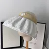 Cappelli a tesa larga Bucket Designer aggiornato cappello da sole di marca addensato berretto estivo occhiali da sole uv esterni regolabili Sport Golf Tennis Beach Fascia Sun Woven 192f EAM5