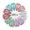 Clips de cheveux de bébé mignons pour les enfants enfants dégoulinant des barrettes épingles à cheveux en métal couleur de bonbon coréen kawaii accessoires de cheveux enfants