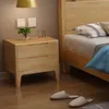 Meble do sypialni Nowoczesne proste nordyckie łóżko z litego drewna podwójne duże łóżko pudełko magazynowanie sypialni zagęszczony materiał