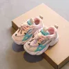 Barns sneakers vårhöst barn tennisskor baby flickor småbarn skor mode casual andningsbara pojkar sport löpskor g220527