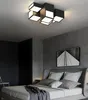 Lampes suspendues modernes pour cuisine île salle à manger noir blanc salon chambre anneau suspendu lustre décoration de la maison Led