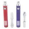 Nouvelle conception Préchauffer le régulateur de tension UGO-V3 650mah 900mAh Ego Evod USB Pass-Through Cigarette électronique 510 Thread Vape Pen Batterie MINI Petit Long Pack Set