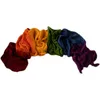 2 kleuren regenboog katoenen garen wrap pasgeboren stretch swaddling fotografie rekwisieten baby deken zachte foto rekwisieten dekens voor 0-2 m baby