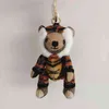 Kawaii Bag Charm Chain Vintage Cartoon Bear Toy Doll Ornamenti per auto per Best Friend Portachiavi regalo Accessori donna 2022 AA220318