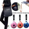 Bolsa de compras por portátil dobramento dobrável Saco de compras multifuncionais de bolsa de armazenamento multifuncional Organizador de bolsas de viagem C0812