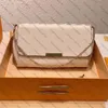 سلسلة جلدية فاخرة مصمم Crossbody حقائب الكتف M40718 المفضلة محفظة محفظة حقيبة يد المرأة