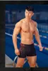 361 Men Swimming Trunks Swimwear Briefs Boxer Beach Men Swimsuit Bathing Suit Black Professional Swim Shorts 220509