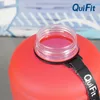 Quifit2.2l / 3.78lbouncing Straw Sports Gallon Garrafa de água aptidão / casa / ao ar livre, tornando-o à prova de poeira e à prova de vazamento 220307