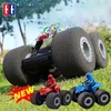 RC Car Stunt Drift Soft Big Sponge Tires Buggy Modello di veicolo Macchina radiocomandata Telecomando Giocattoli per ragazzi Regali Indoor 220815