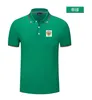 Maglietta POLO da uomo e da donna nazionale russa in broccato di seta a maniche corte con risvolto sportivo T-shirt LOGO personalizzabile