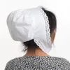 Bonnet blanc chapeau coiffe femmes femme de chambre Cosplay Costume accessoires accessoire Vintage femme de chambre vadrouille casque