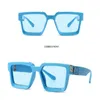 Kapelus Brand Sunglasses Woman Blue Square Sun Protection for Ocean Tablets