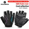 ROCKBROS Cycling gloves Men Women Half Finger Gloves Breathable Sports MTB Bike Bicycle 220722