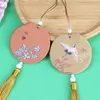 Jewelry Pouches Bags Chinese Style Mini Sachet Retro Fashion Round Pendant Lucky Bag Portable Car Hanging Interior Decoration Embroidery 202