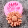 Sun Flower Daisy Rose Peony Orchid Silikon Forma DIY Bupper Topper Fondant Cake Dekorowanie